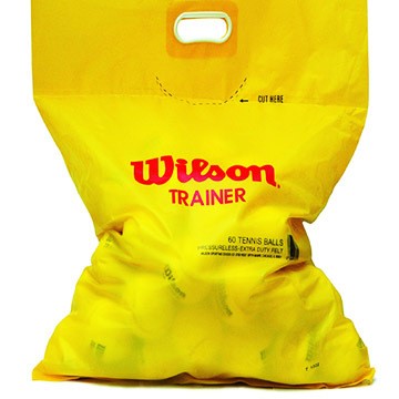 【曼森體育】全新 Wilson 練習球 TRAINER 一袋60顆裝  網球 皆有貨