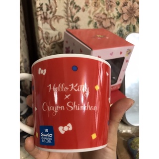 日本 蠟筆小新 hello kitty 聯名 凱蒂貓 小白 小葵 小新 碟子 馬克杯 陶瓷杯 樹脂杯 牙杯
