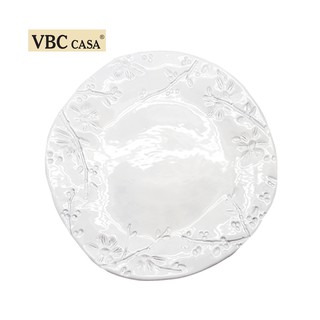 義大利 VBC casa │ 純白花朵系列 29 cm 沙拉盤