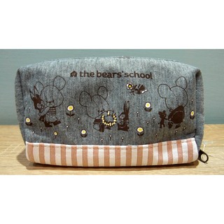 【Zammu日本雜貨】【 小熊學校 The Bears' School 方形 化妝包 】