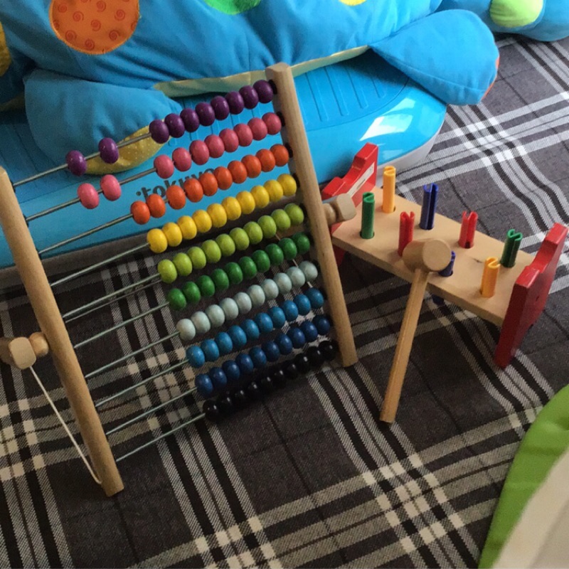 Ikea兒童玩具 MULA 算盤 敲擊玩具