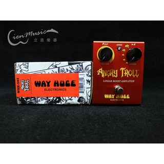 『立恩樂器』免運優惠 凡買效果器送短導線 Dunlop MXR WHE-101 Angry Troll Boost 增益