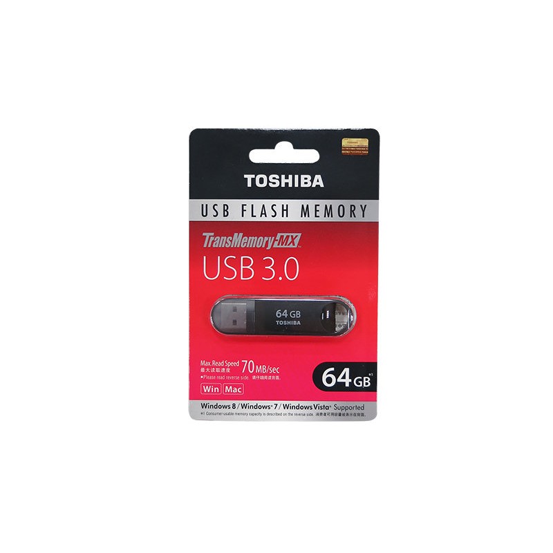 【3C飛行小舖】~TOSHIBA 指環碟USB3.0 讀取70M 32G 隨身碟 V3SZK-064G 全新公司貨