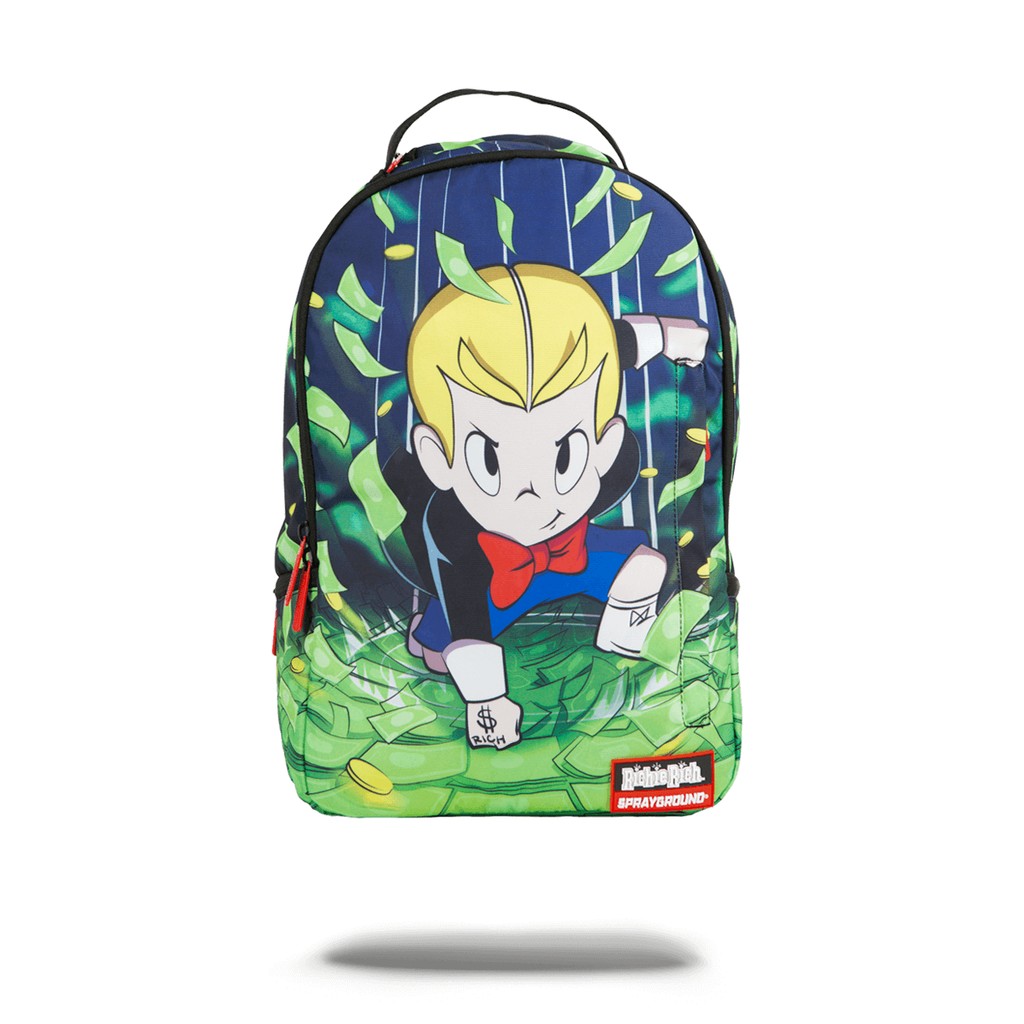 【SPRAYGROUND】DLX 聯名系列 Richie Rich 財神當家超能力潮流筆電後背包