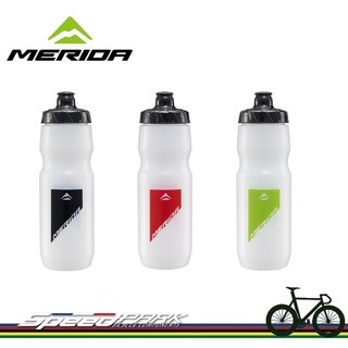 【速度公園】MERIDA 美利達 自行車水壺 半透明 700ml 多種配色 簡約Logo 連身防塵蓋 噴射水壺 運動水壺