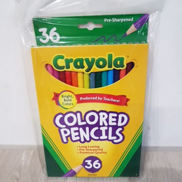 大特價*美國繪兒樂Crayola代理商正品*彩色鉛筆長款36色*開學必備*教師推薦