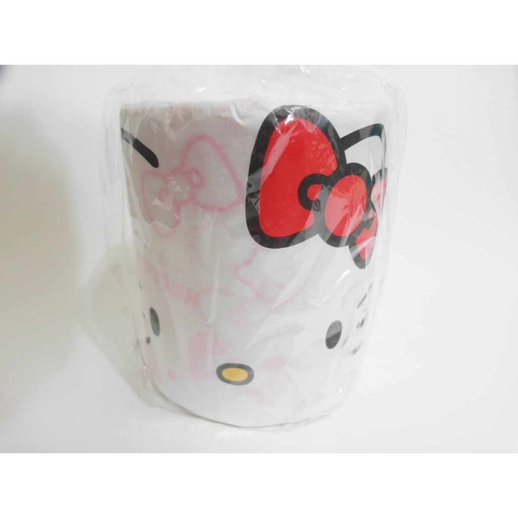日本 三麗鷗 Hello Kitty 凱蒂貓 捲筒衛生紙 蝴蝶結印花紙巾