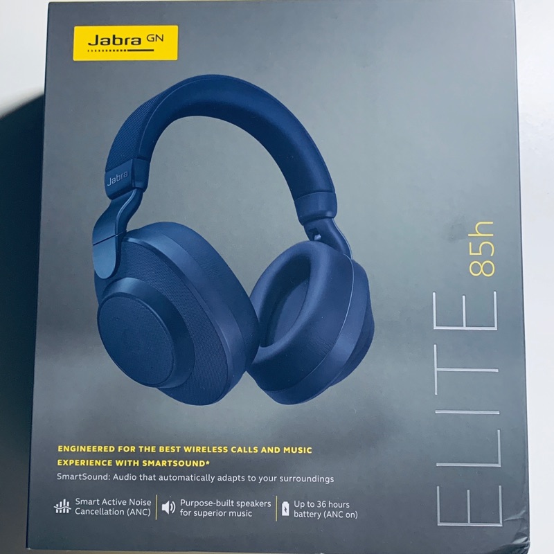 Jabra Elite 85h 無線降噪耳機 海軍藍 耳罩式 藍牙耳機 AI智慧降噪