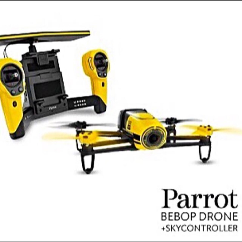 Parrot BebopDrone + Skycontroller飛行器+遙控器套組（四軸空拍機黃色版）