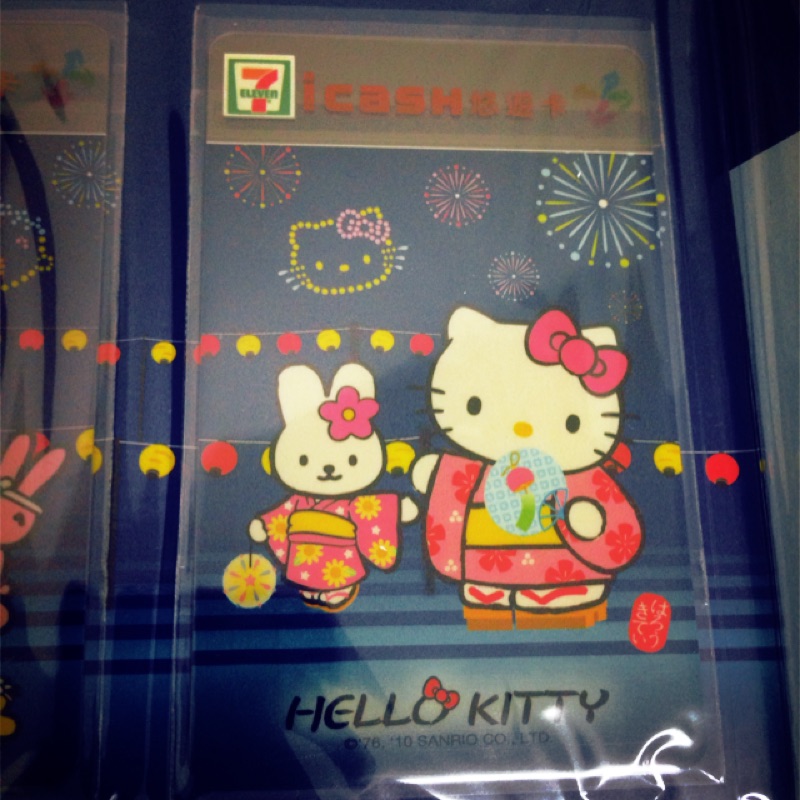 絕版 Hello kitty 夏日祭典 icash悠遊卡