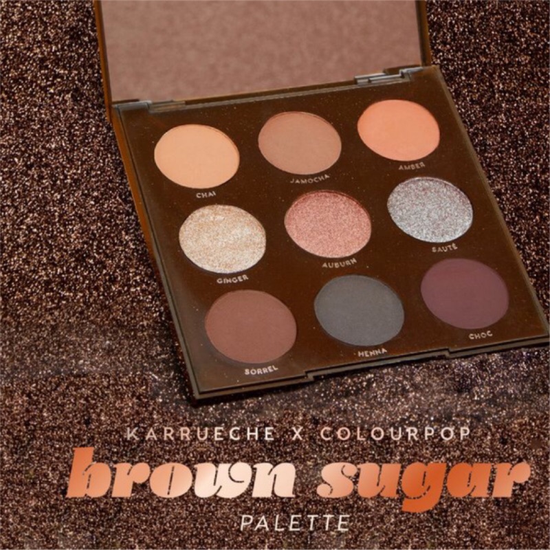 美國🇺🇸【現貨在台】Colourpop Brown Sugar 2018最新大地色9色眼影盤