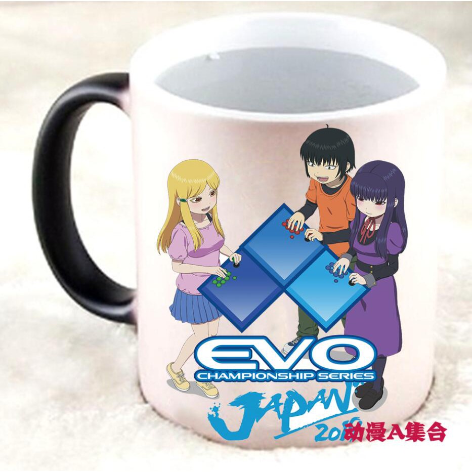 8 19 高分少女矢口春雄大野晶日高小春變色馬克杯二次元動漫周邊cos 蝦皮購物