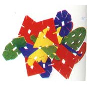 八形大花片 (125pcs) 積木 教具 USL 遊思樂 現貨