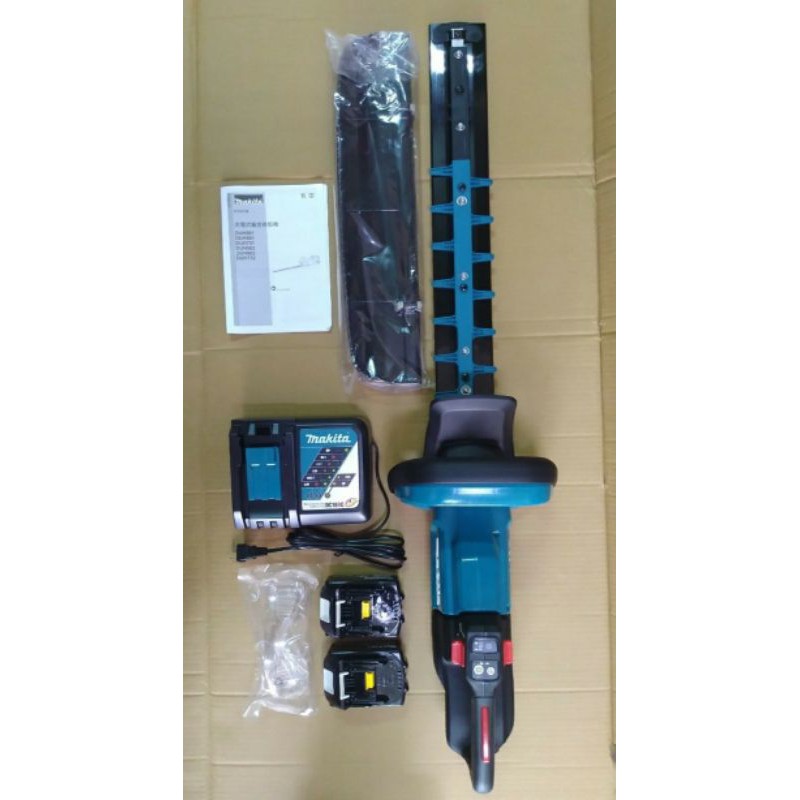Makita牧田 DUH501RGE(新型刀刃) 充電式無刷樹籬剪 18V6.0電池兩個 充電座一個 響磊企業社