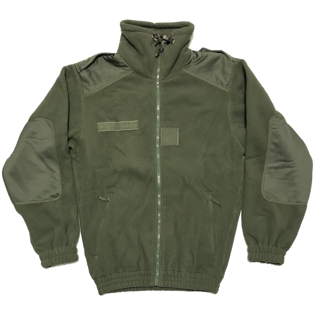 法軍公發 刷毛外套 防寒內裡 夾克 綠色 SIZE：80C