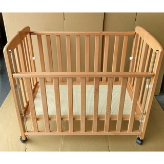 臺灣製造 花旗松木 嬰幼兒 中床 摺合床 嬰兒床