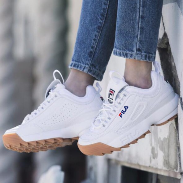 韓國代購 現貨 FILA 鋸齒鞋 DISRUTOR 2 復古運動鞋 FILA SPORTS 厚底鞋 增高鞋