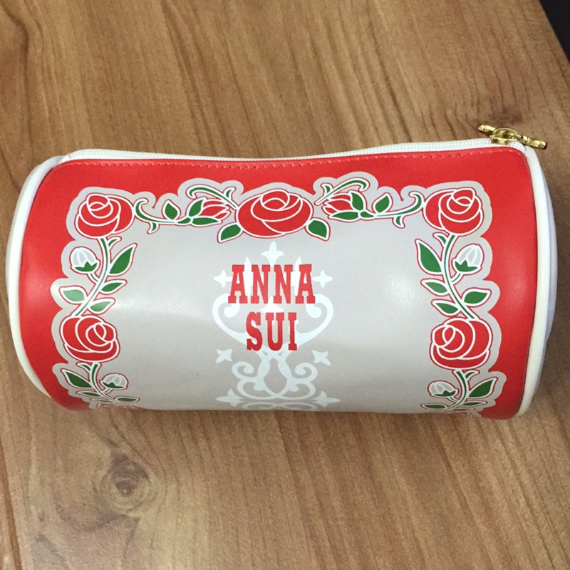 ANNA SUI超值組合 薔薇之馨化妝包+潤唇膏+唇蜜