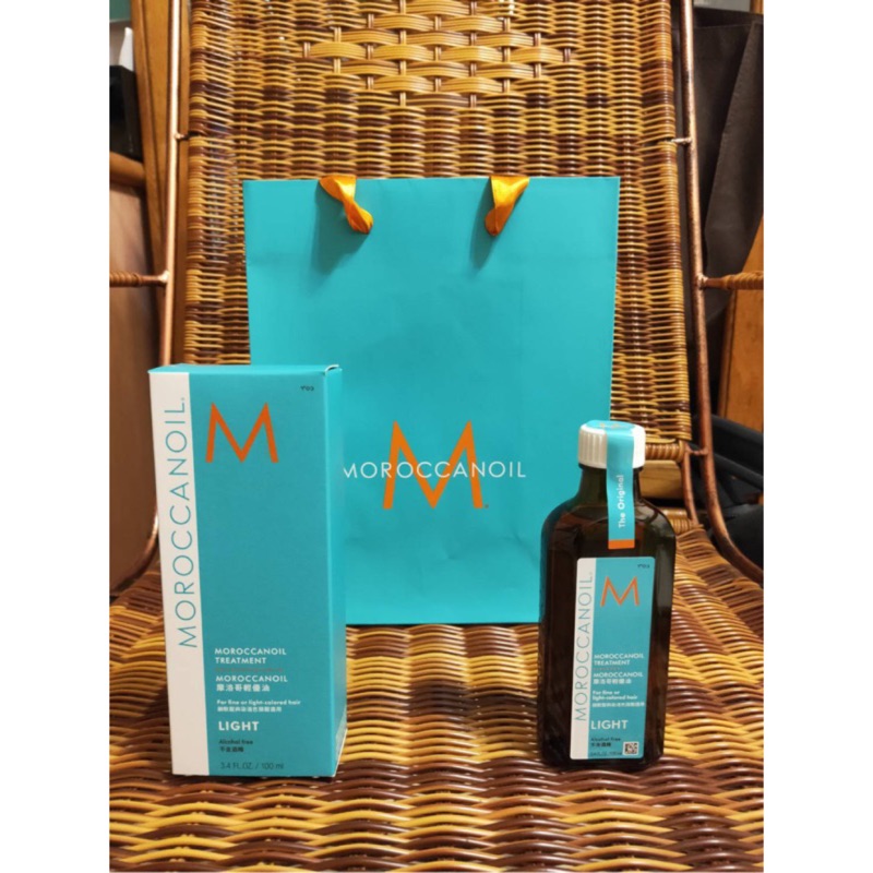 💕台灣公司貨💕Moroccanoil 摩洛哥優油 優油/輕優油 100ml+原廠紙袋（非水貨)