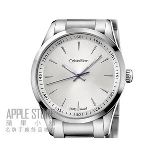 【蘋果小舖】 CK Calvin Klein Bold 凱文克萊大錶徑鋼帶男錶-銀白面 # K5A31146