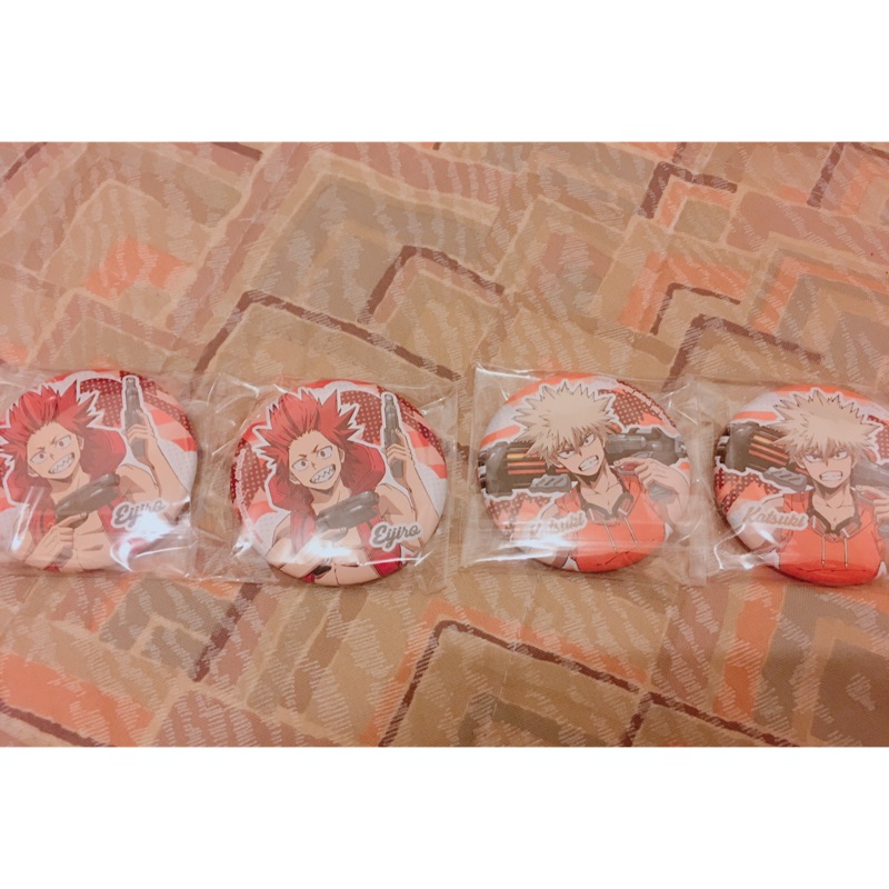 MHA 我的英雄學院 切島鋭兒郎 爆豪勝己 水槍 戰損徽章