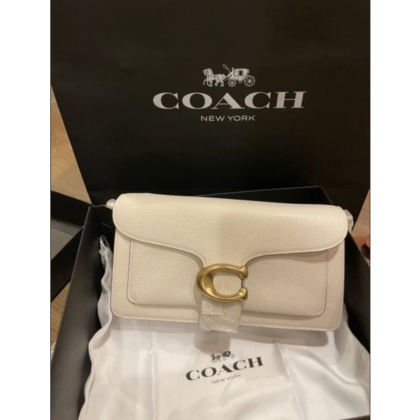 九成新Coach Tabby米白色