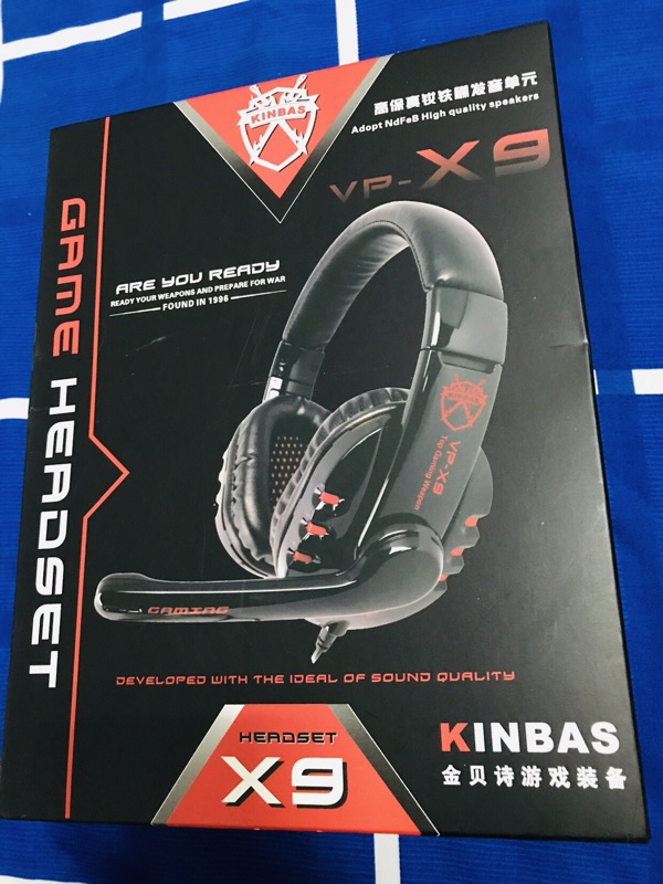 KINBAS VP-X9 電玩耳機麥克風金貝詩遊戲裝備鋼琴黑| 蝦皮購物