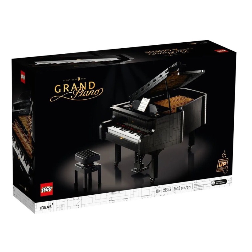 [小樂]蝦皮代開發票  LEGO 樂高 IDEAS 21323 大鋼琴 可彈奏鋼琴 Grand Piano 鋼琴
