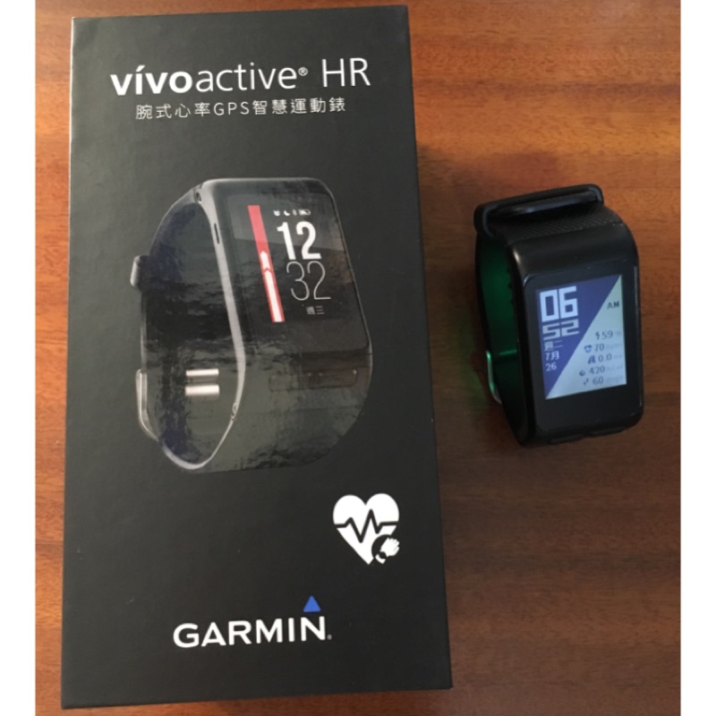 [二手］Garmin vivoactive hr 脕式心率GPS智慧運動錶