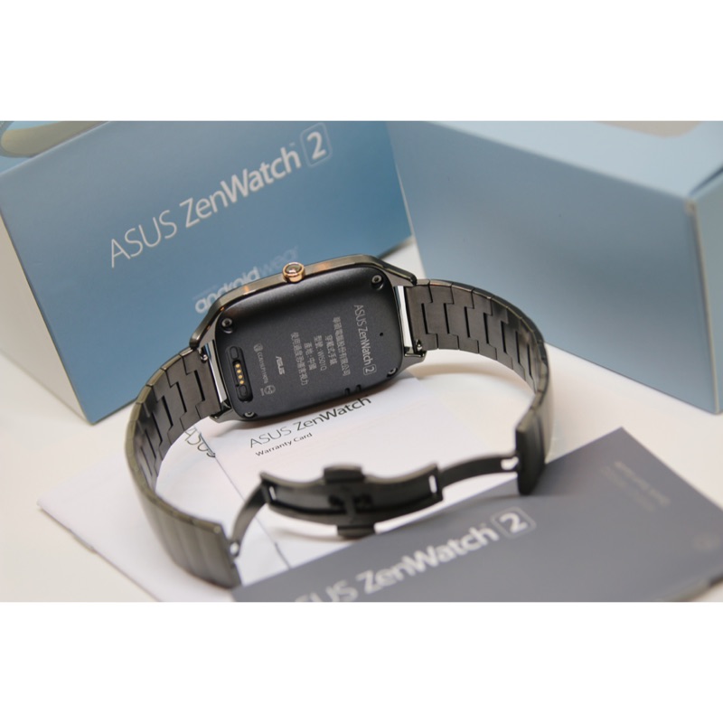 華碩智慧手錶 (金屬紳士黑/ 22mm) ASUS ZenWatch 2 (WI501Q) – 2016快充進化版