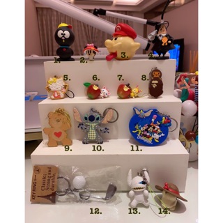 S 瑪麗貓 史迪奇 梨花熊 Ape 聖誕夜驚魂 掛件 公仔