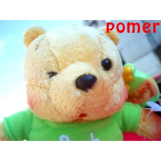 ☆POMER☆日本專用景品SEGA絕版正品 迪士尼 Winnie The Pooh 小熊維尼 維尼 娃娃玩偶附蜂蜜罐吊飾