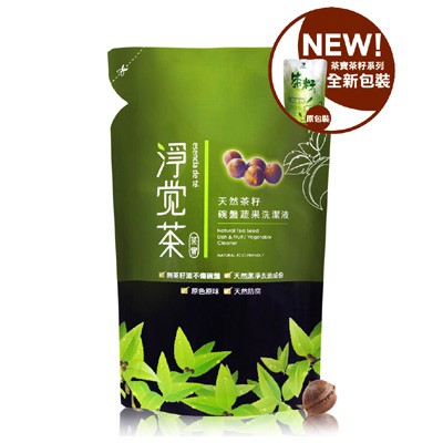 淨覺茶-茶籽蔬果碗盤清潔液補充包700ml–TEA POWER茶寶（超取最多3包）