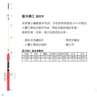 藍天精工 路亞竿 ~彤彤釣具~【魚竿】HEXING 合興釣具