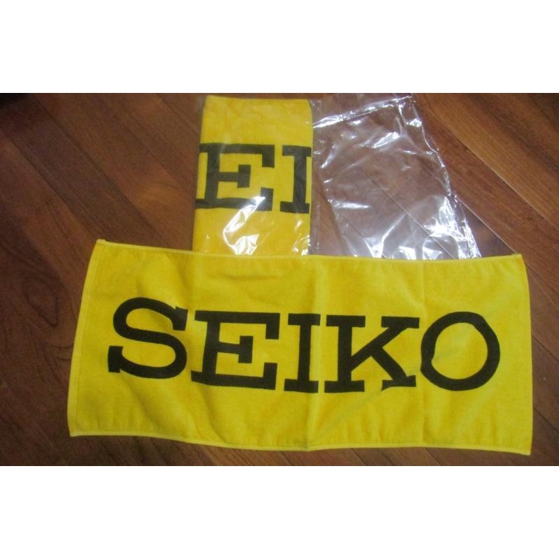 SEIKO 運動毛巾+萬金石束口袋+神戶馬完賽浴巾