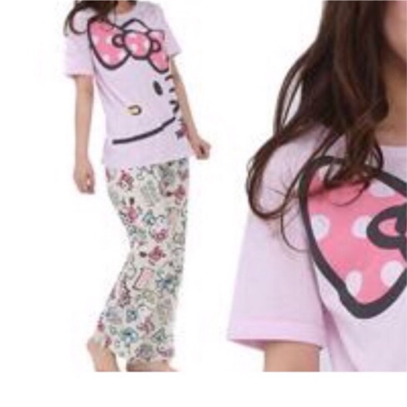 日本帶回新款 全新Hello Kitty短袖居家服套裝