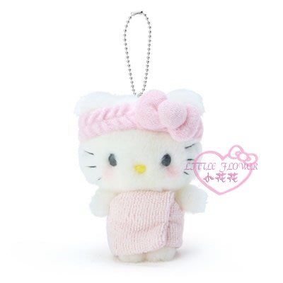 ♥小玫瑰日本精品♥Hello Kitty美樂蒂布丁狗大耳狗 帕恰狗 酷洛米 三麗鷗 絨毛吊飾 娃娃(溫泉澡堂系列) ~3