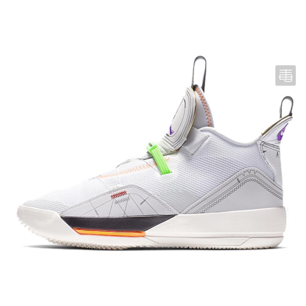 jordan 33 black and white