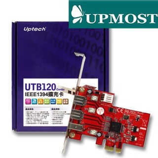 【3CTOWN】客訂 含稅 UPMOST 登昌恆 Uptech UTB120 PCI-E IEEE1394擴充卡