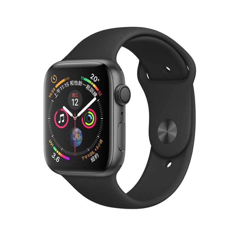 Apple Watch Series6 GPS版 44mm太空灰鋁金屬錶殼+黑色運動錶帶 (M00H3TA/A)現貨