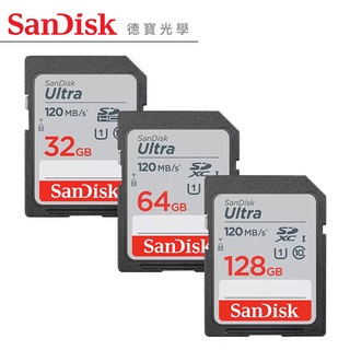 SanDisk Ultra SDXC UHS-I 128GB 記憶卡 120MB/s 出國必買 公司貨