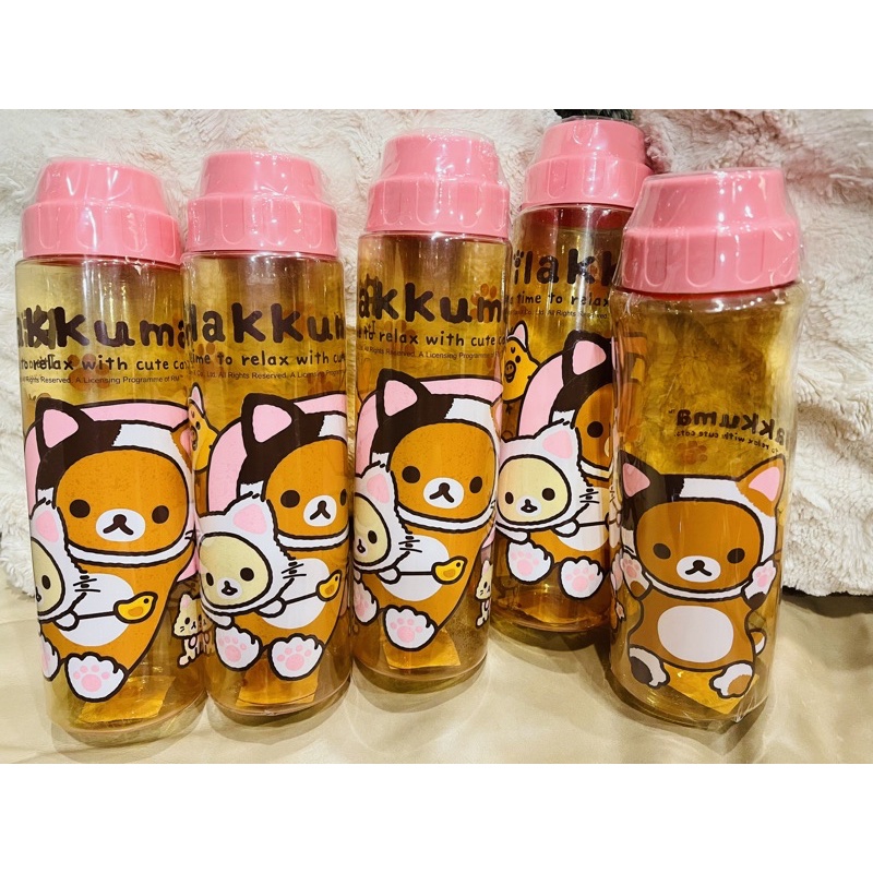 Rilakkuma 拉拉熊 懶懶熊 水壺 冰箱大冷水壺 另售 證件套 收納袋 分裝罐 毛巾 原子筆 鉛筆 訂書機 橡皮擦