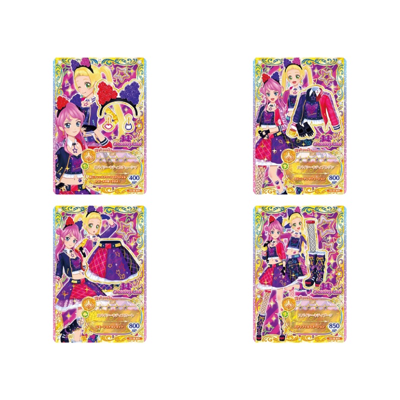 Aikatsu 偶像學園 Friends 第三彈 BFR 火辣小貓咪 含頭飾 飾品卡 (台灣可刷 非港卡)