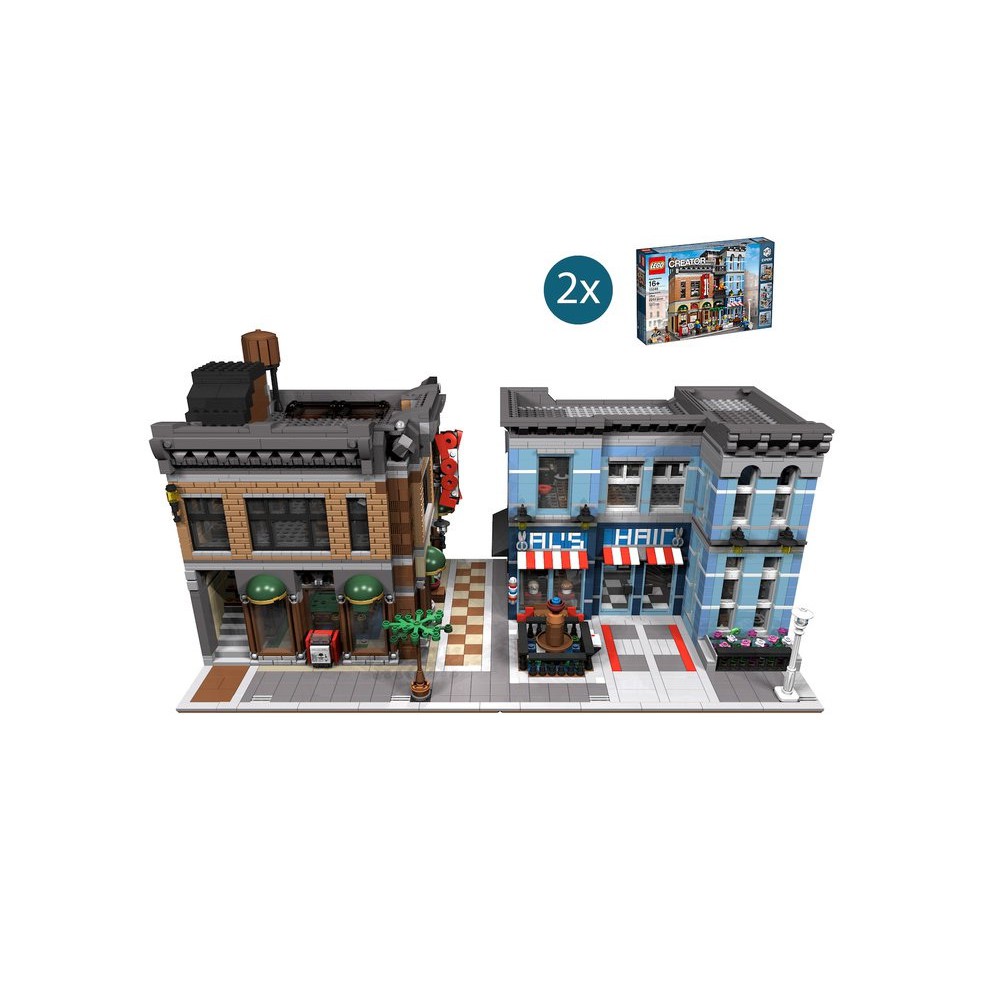 Lego 樂高創意圖紙建築類-MOC-13662 10246 偵探事務所 B 模式（PDF 電子組裝說明檔）
