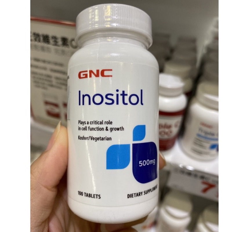 【Star代購】 GNC Inositol 肌醇500 肌醇 500mg 100顆 普瑞登 Choline 膽鹼