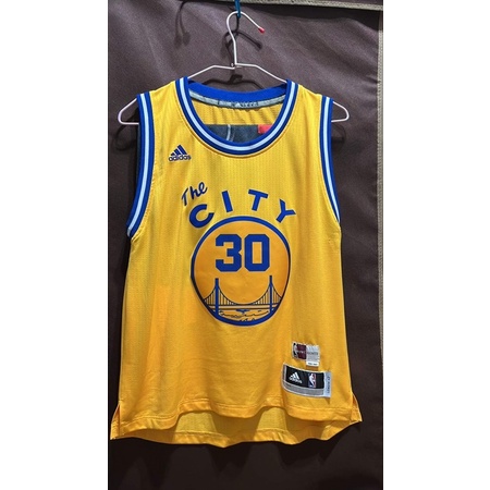 【Curry #30 勇士復古叮噹車】熱轉印 Adidas NBA球衣 總冠軍