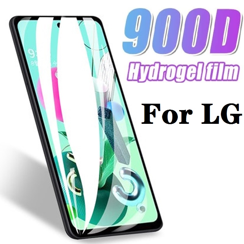 Lg G8 G8S V35 V40 V50 ThinQ V30 Plus 透明水凝膠膜非鋼化玻璃屏幕保護膜