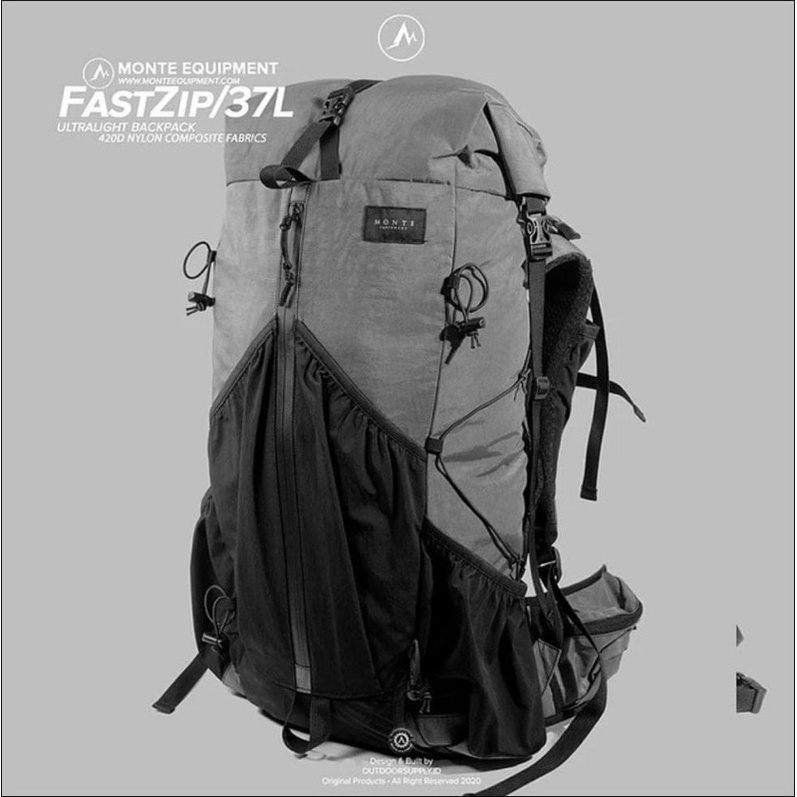 （降價隨意買）Monte Equipment Fastzip 37L Ultralight Backpack 超輕量背包