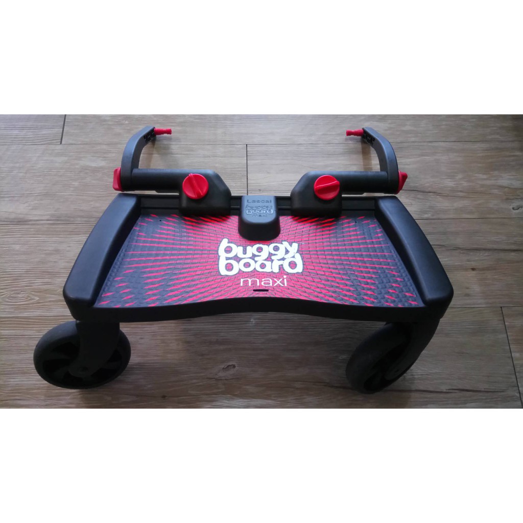 【Lascal】BuggyBoard Maxi 推車輔助踏板 紅色加大款