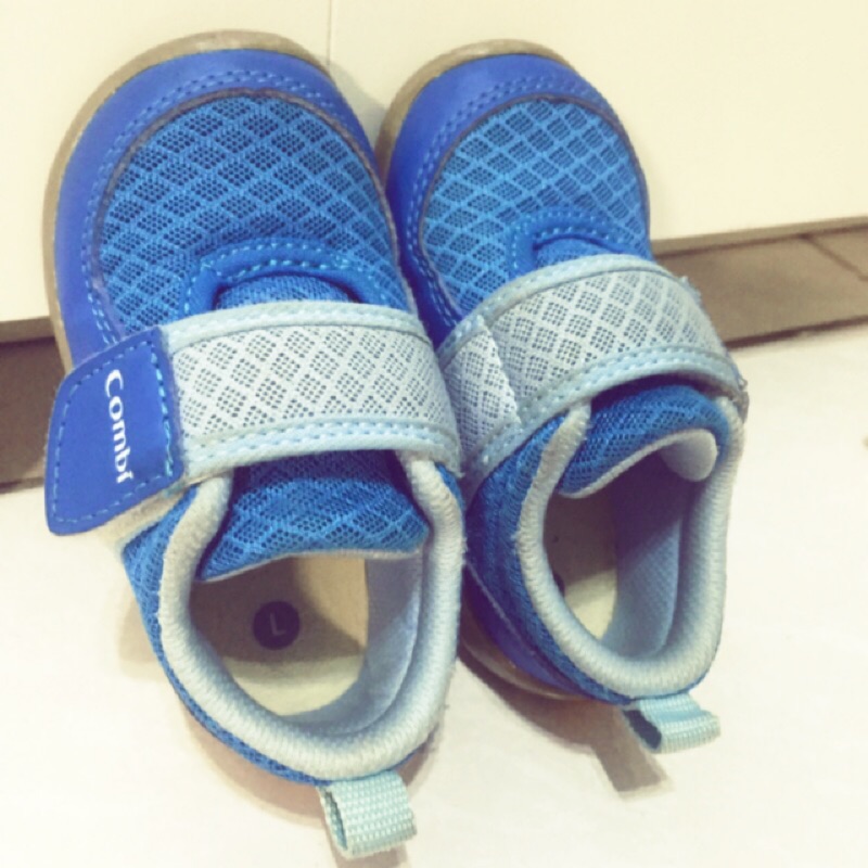 Combi 機能學步鞋（13.5）藍
